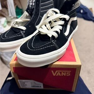 Vans Red and Brown Shoe Box